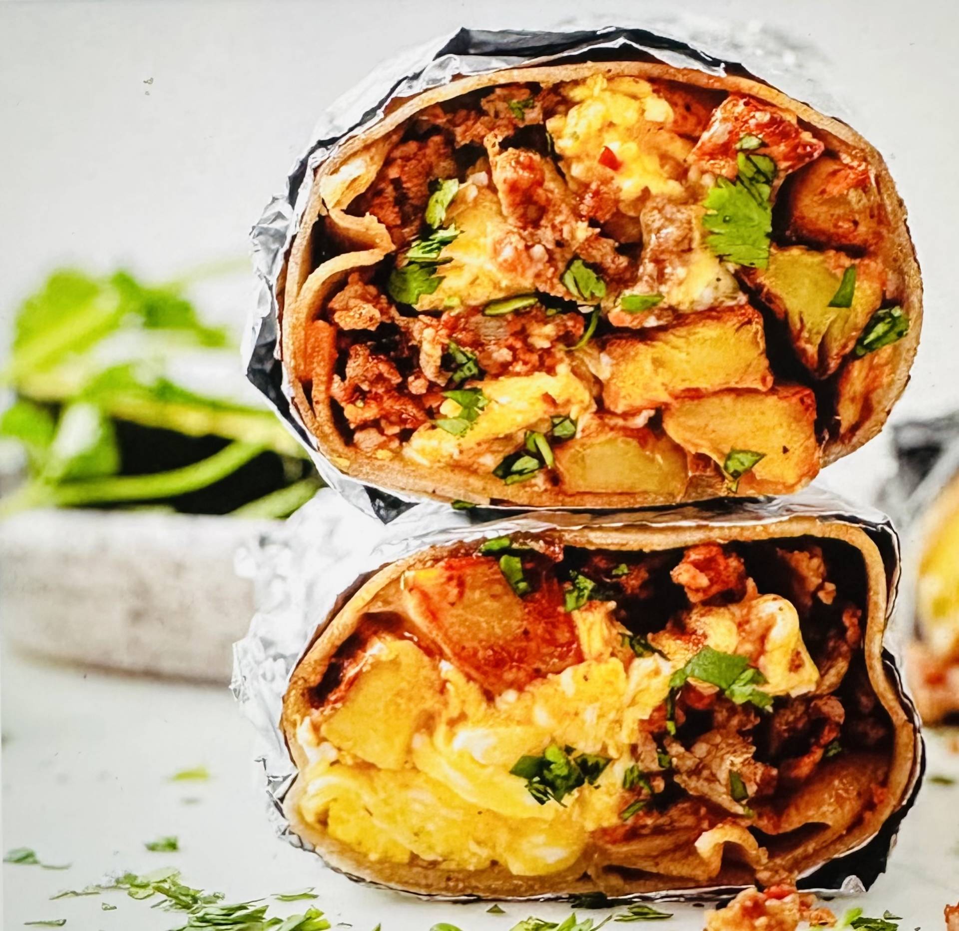 Breakfast Burrito - Chorizo