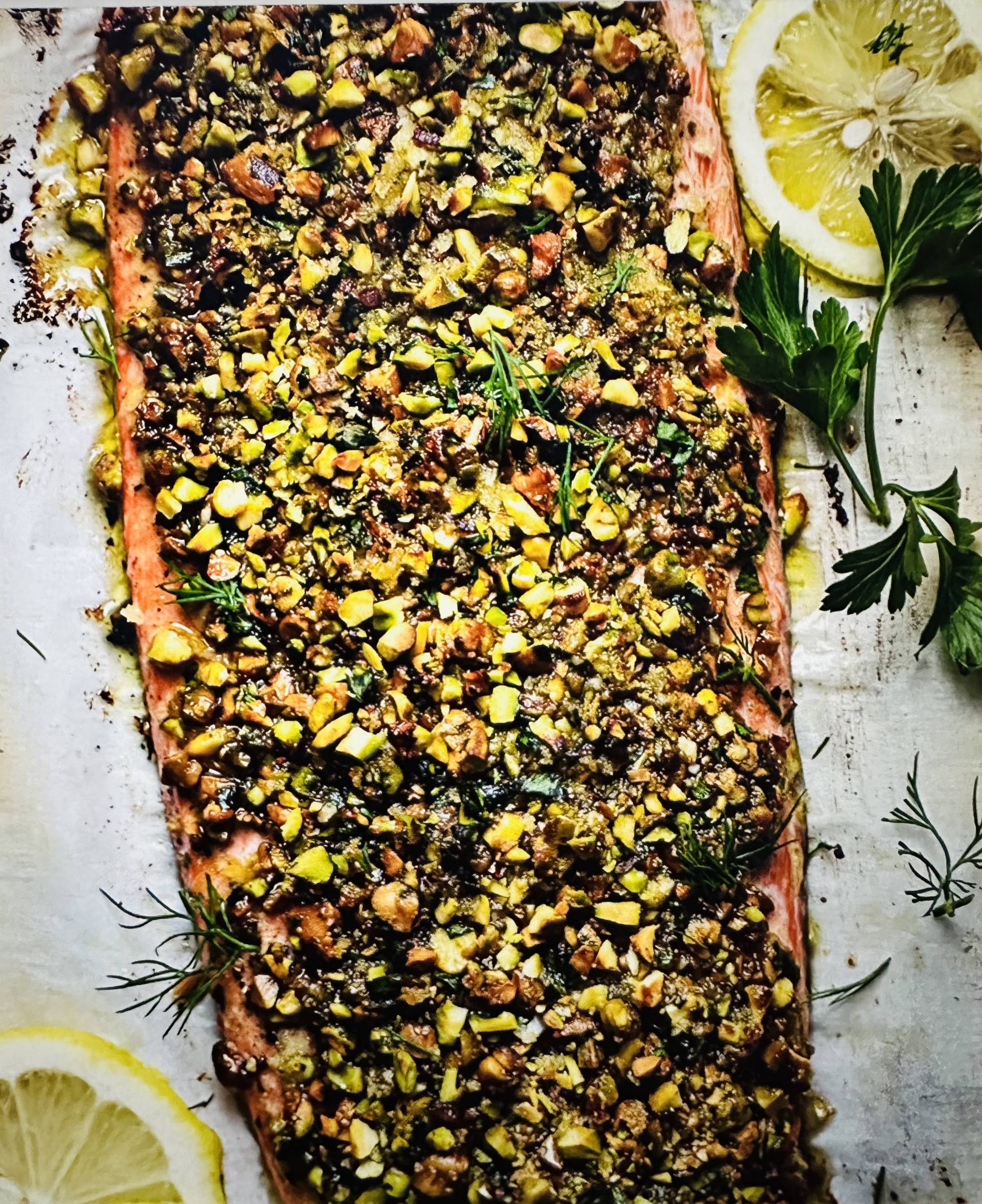 Pistachio Crusted Salmon