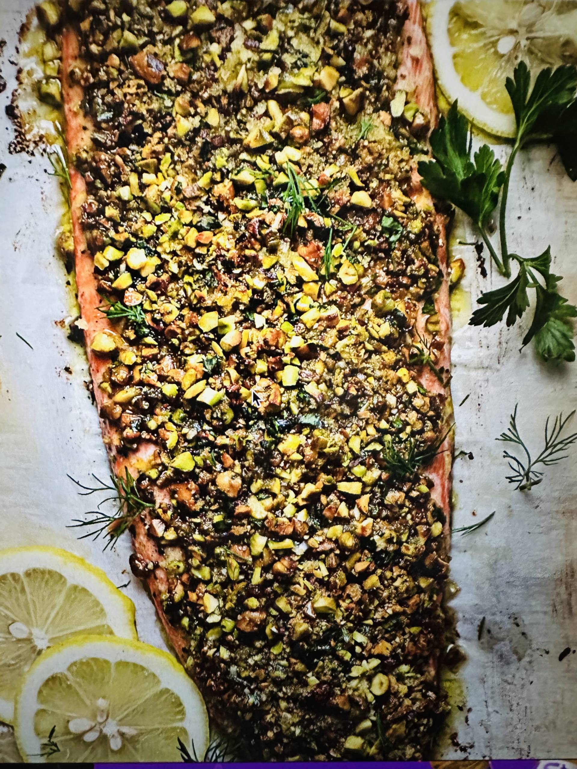 Pistachio Crusted Salmon