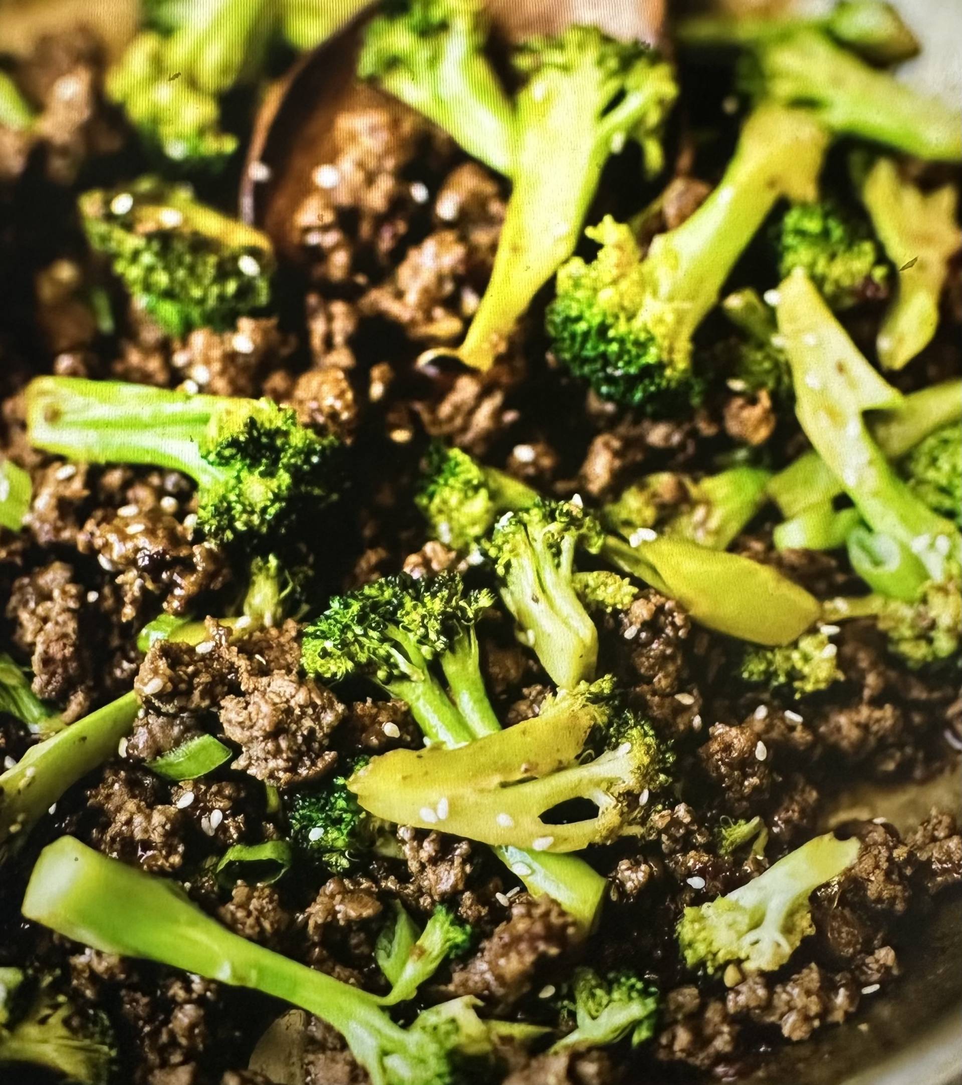 Ground Beef & Broccoli