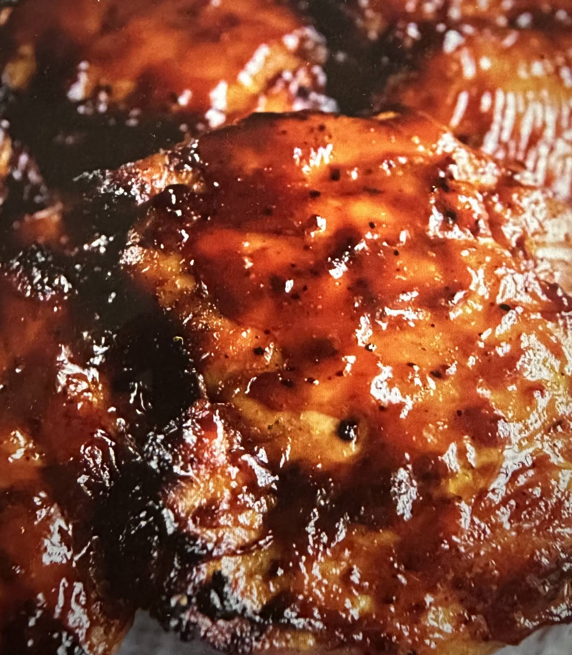 BBQ Roasted Chicken Thighs